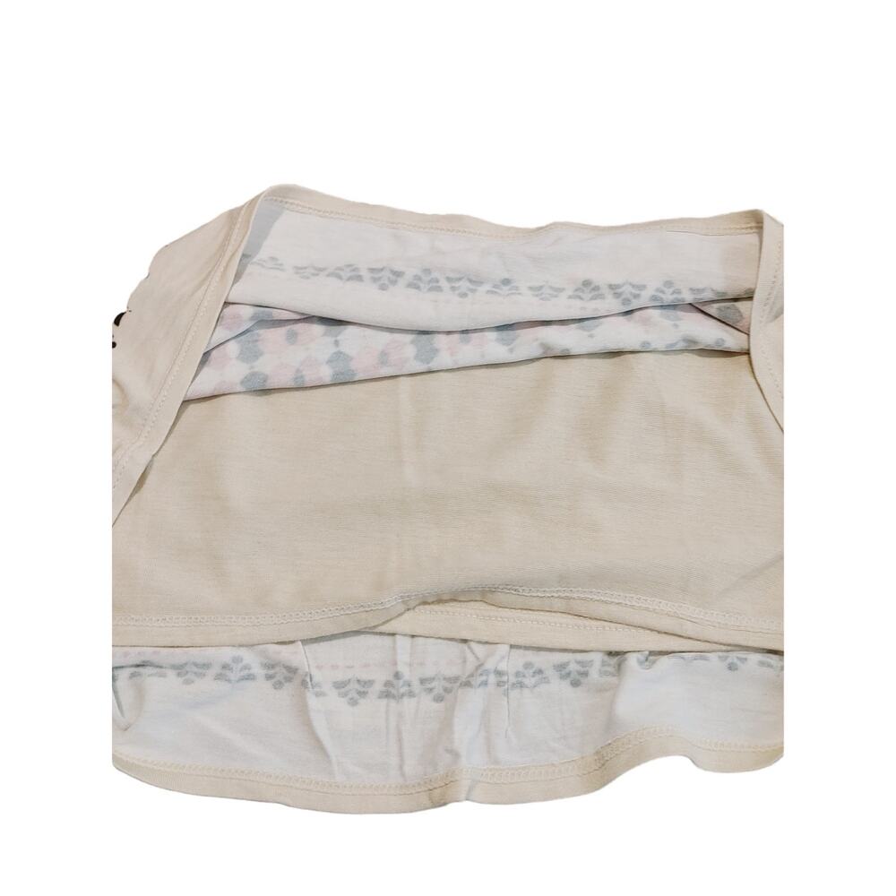 Studio M Retro Pencil Skirt Mid Rise Geometric Pattern White Multicolor Womens M - Picture 8 of 8